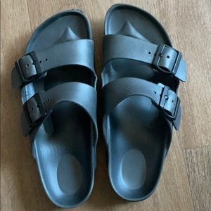 silver/grey birkenstocks